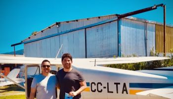 Primer Vuelo Solo de Estaban Viani