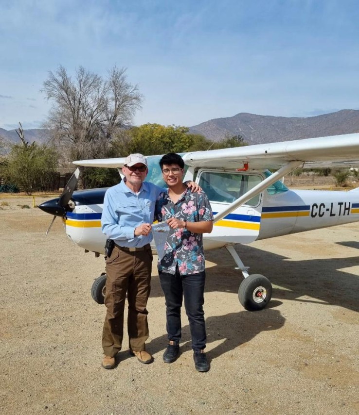 Vuelo solo Álvaro Carvacho